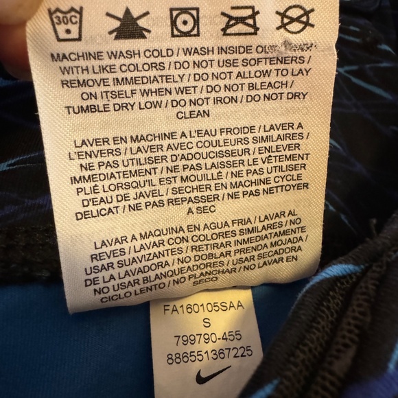 Nike Power Epic Lux Capri & Forever 21 Crop Hoodie Workout Bundle Size Small - Picture 15 of 15